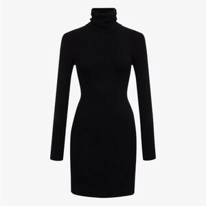 Rumored Black Turtleneck Dress